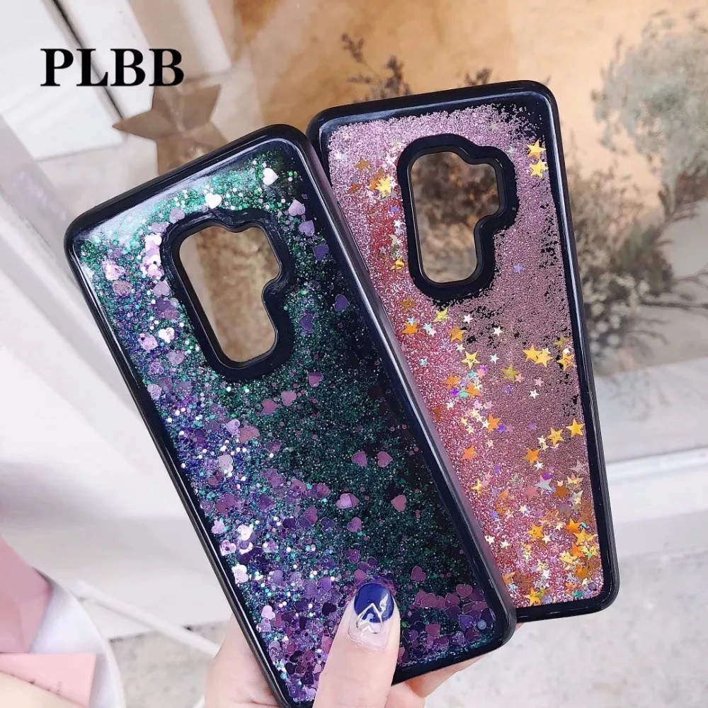 PLBB модный жидкий зыбучий песок чехол для Xiaomi 8 5X 6X Mix2s Max 2 Note 3 Redmi 5 Plus 4A 5A 4X Блестящий