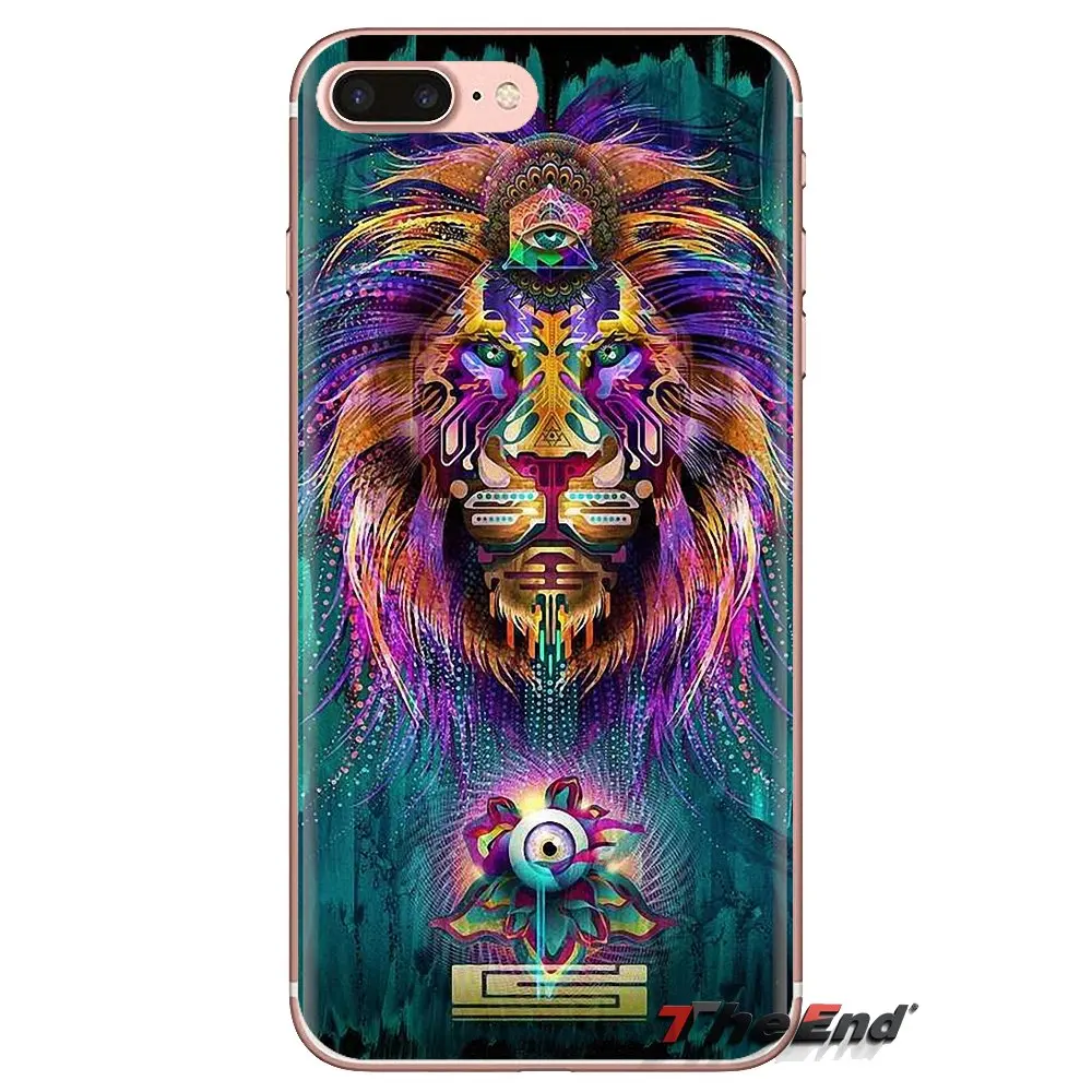 Phone Case Trippy Feral Tiger fractal Fractalius For Huawei G7 G8 P7 P8 P9 P10 P20 P30 Lite Mini Pro P Smart Plus 2017 2018 2019 |