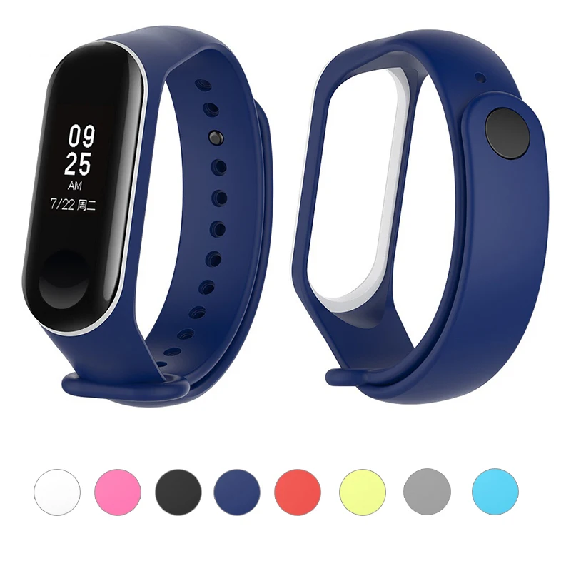 Силиконовый ремешок для часов Essidi сменный смарт браслета Xiaomi Mi Band 3 4 оптовая