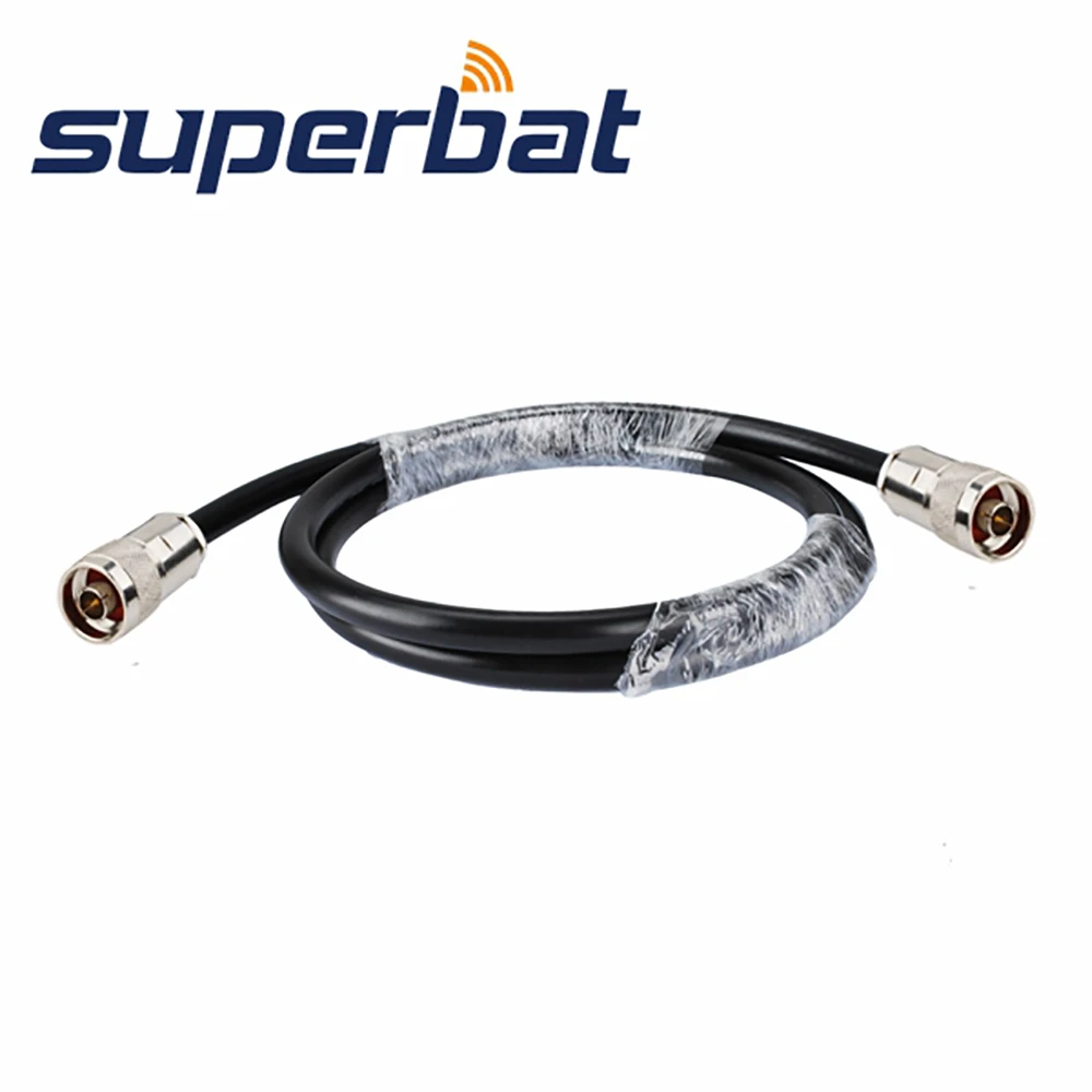 Superbat N type Plug to Male Pigtail Cable KSR400 1M 100cm Low Loss Coaxial Cable