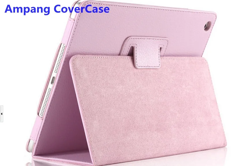 Тонкий кожаный флип-чехол с рисунком Личи Чехол для Apple iPad mini 4 mini4 7,9 A1538 A1550 Coque Capa Funda с подставкой - Цвет: pink