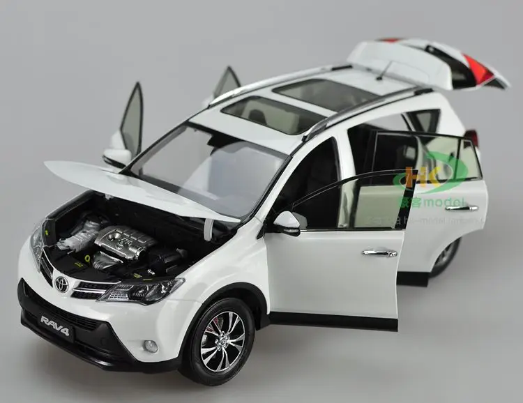 Новинка 1/18 Toyota RAV4 SUV литая под давлением модель игрушечного автомобиля коллекция для взрослых подарки на день рождения