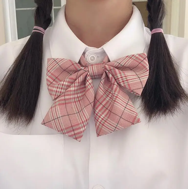 Новая японская решетчатая форма решетчатый галстук православная JK аксессуары