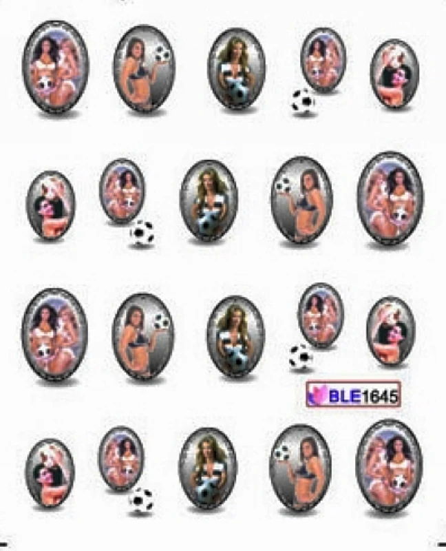 11 упак./лот переводка NAIL ART наклейки на ногти Футбол Детские Национальный флаг BLE1643-1653
