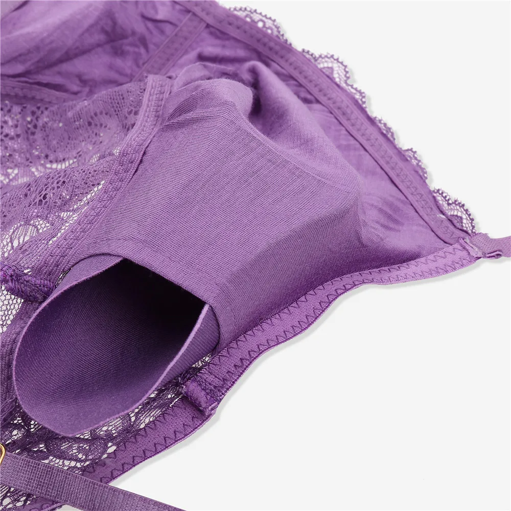 Женский кружевной вязаный Бралетт бюстгальтер бюстье укороченный топ цветочный