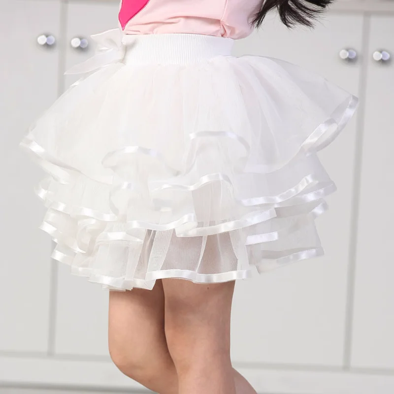 Женские детские юбки пышная юбка пачка для маленьких девочек элегантная детская