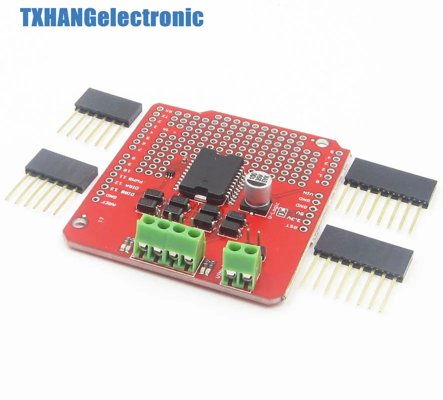 L298P Двухканальный драйвер двигателей щит DC epper платы для arduino uno|dc dc|dc motor driverarduino uno