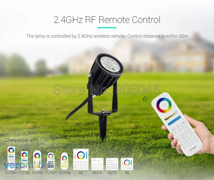 Mi светильник FUTC04 6 Вт RGB+ CCT умный светодиодный светильник для сада AC 100 в 220 В для наружного ландшафтного украшения Поддержка Wi-Fi/2,4G пульт дистанционного управления