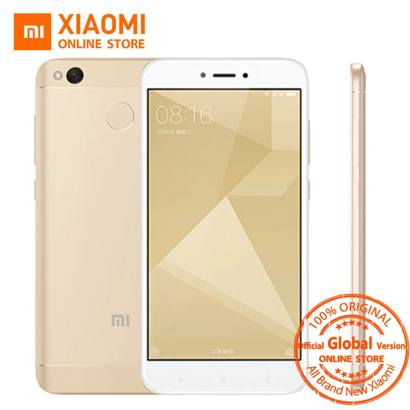 Глобальная версия Оригинальный Xiaomi Redmi 4X смартфон 3 ГБ Оперативная память 32