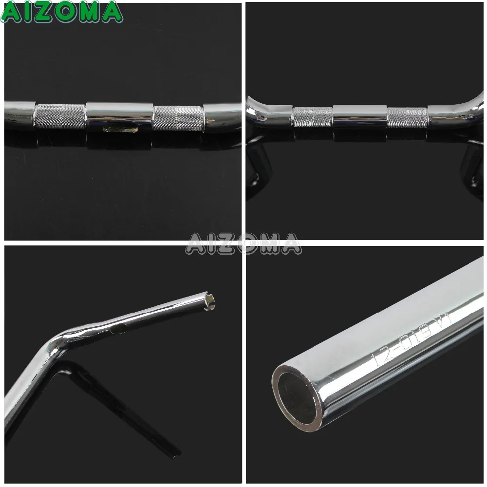 Хромированный руль для мотоциклов стальной 10 &quotRise 1 1/4&quot 25 мм вешалка Harley Sportster