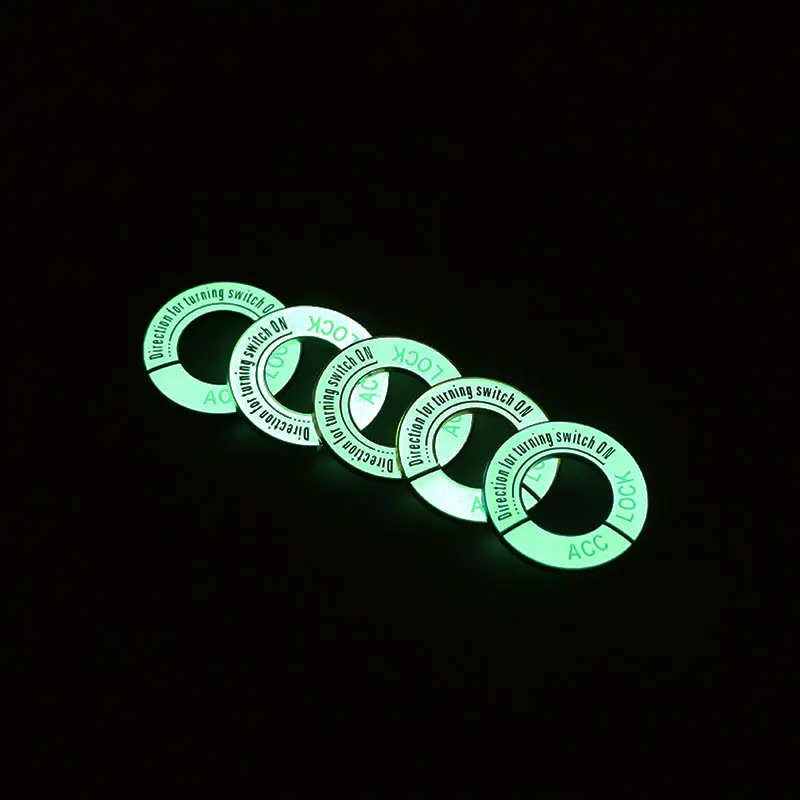 Цветное кольцо для ключа зажигания из алюминиевого сплава Peugeot 2008 308 301 307 408 508 407