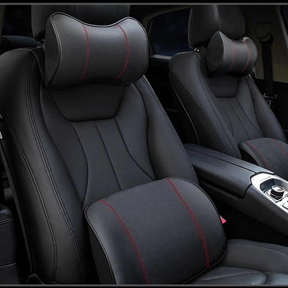 3D Автомобильная подушка для сиденья с эффектом памяти подголовник из