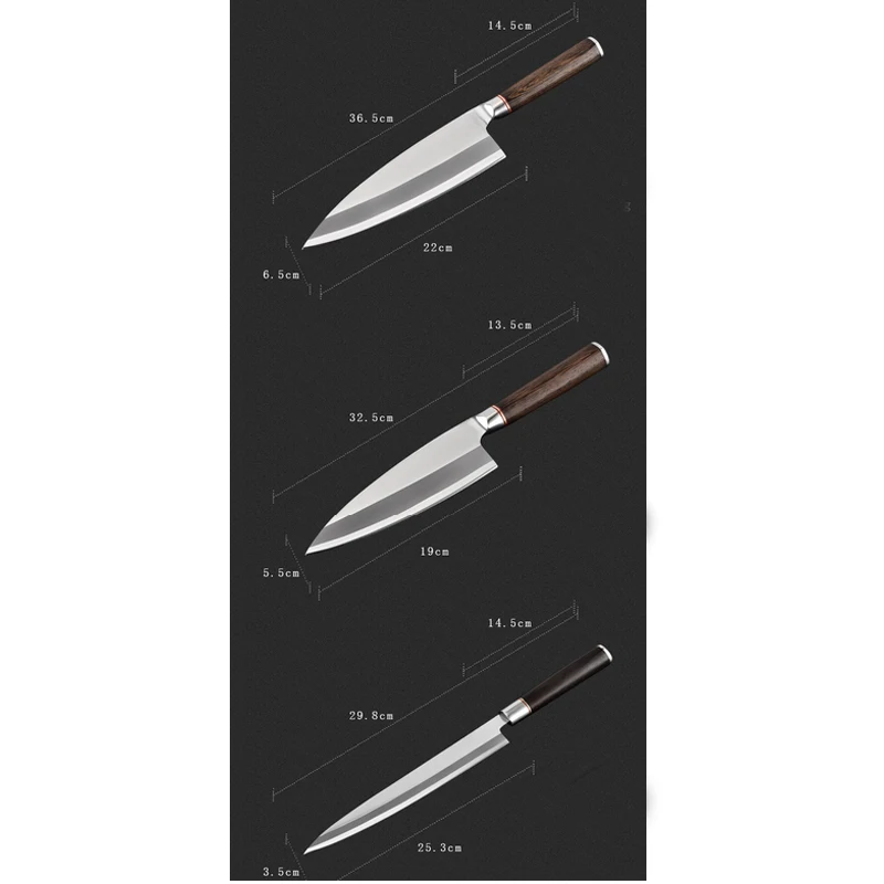 RSCHEF 1 шт. 308 г кухонный нож Звездный шеф повар 375 для рыбной головы|Кухонные ножи| |