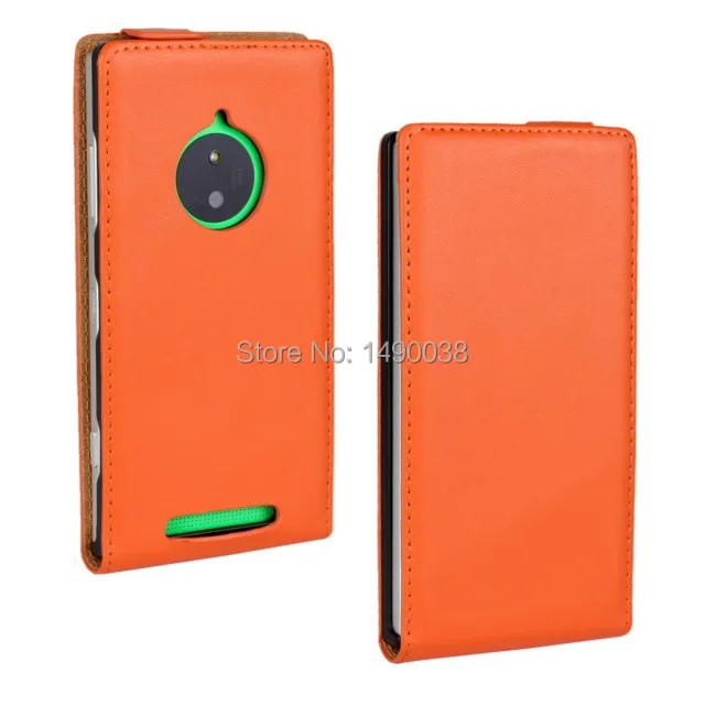 Флип чехол из натуральной кожи для Nokia Lumia 830|case free|case for nokiaphone cases |