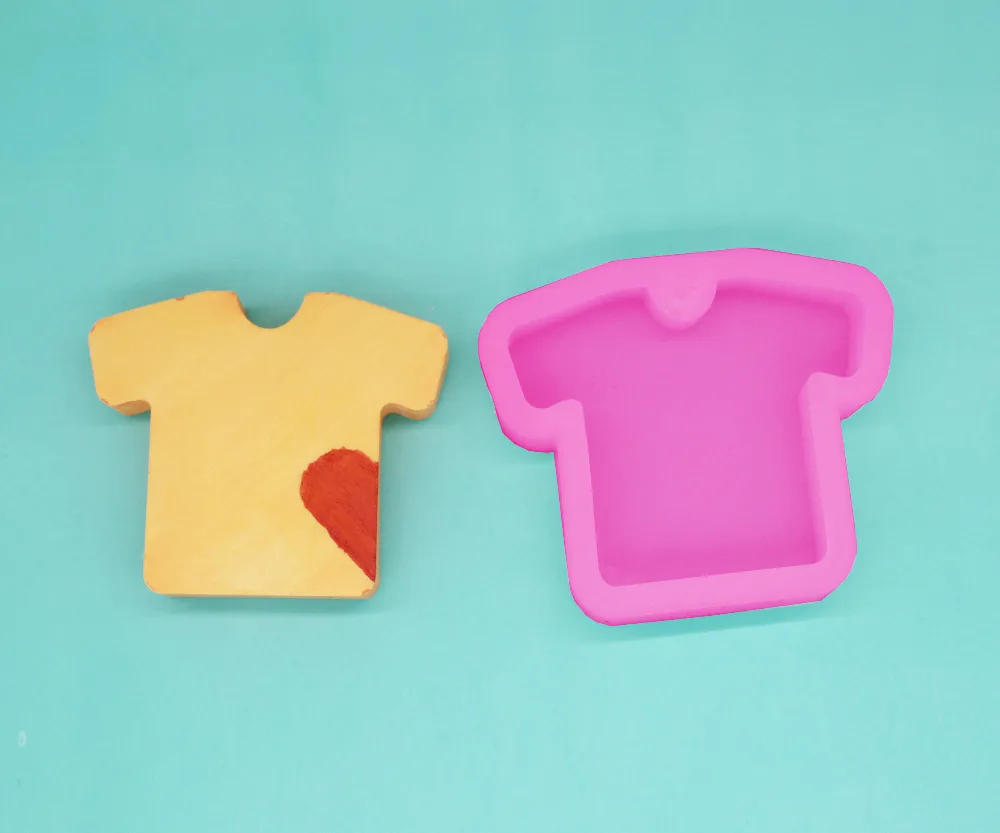 Одежда футболка с короткими рукавами силиконовая форма для сахара шоколада