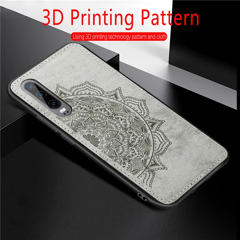 Hybrid Cloth TPU Magnetic Phone Case For Huawei P30 P30pro Honor 10Lite 8A 10i P30lite Nova 4E Y5 Y6 pro Y7 Y7pro 2019 |