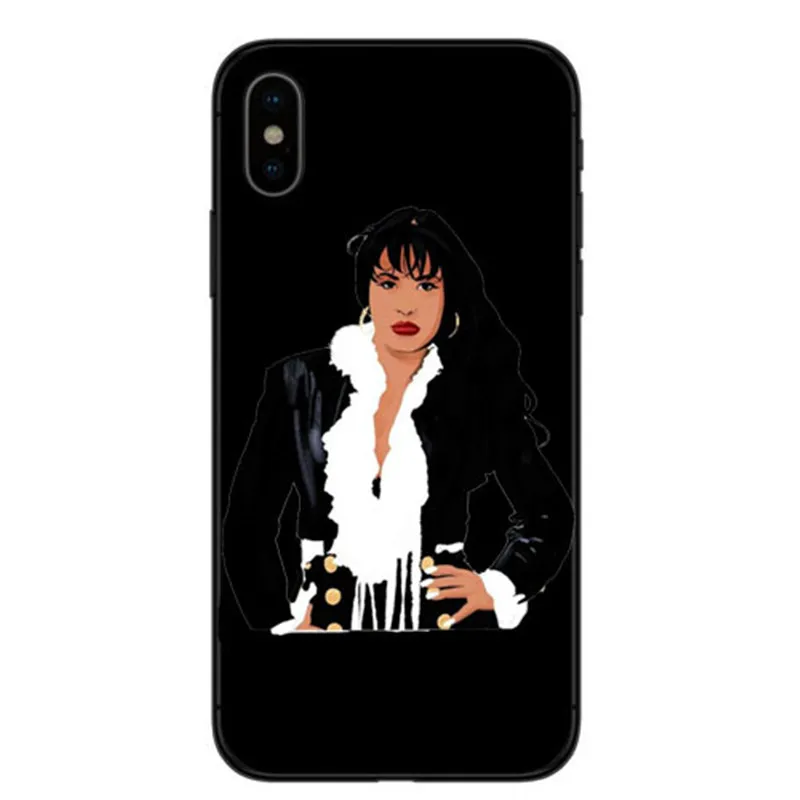 TPU Топ латинский художник '90s Selena quintanilla Cliente Alta Qualidade чехол для телефона для iPhone 5 8 7 6 Plus 5 XR X XS MAX Coque - Цвет: TPU
