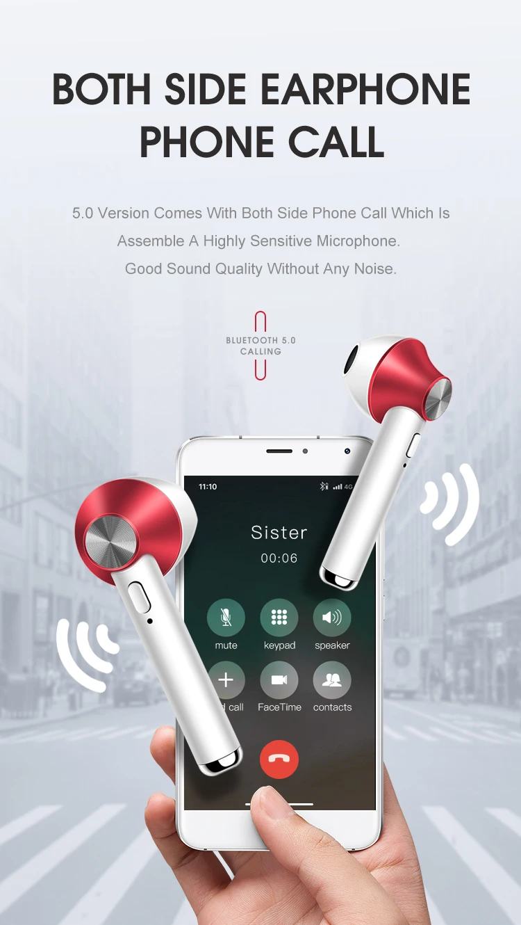 TWS 5,0, bluetooth, вкладыши, наушники, беспроводная гарнитура, беспроводные наушники, водонепроницаемые, с микрофоном, свободные руки, вкладыши для iphone