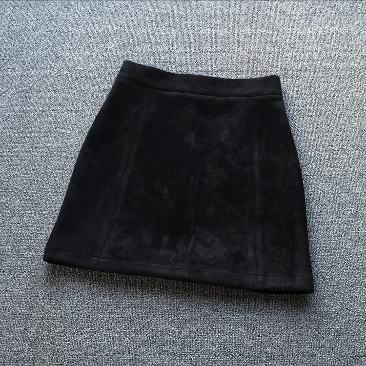 Новинка 2016 Корейская версия осенне зимняя юбка в стиле Хепберн трапециевидная