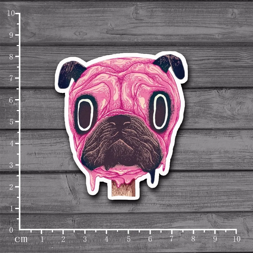 Pop Pink SharPei граффити Скрапбукинг стикер для канцелярских товаров Декор Наклейка