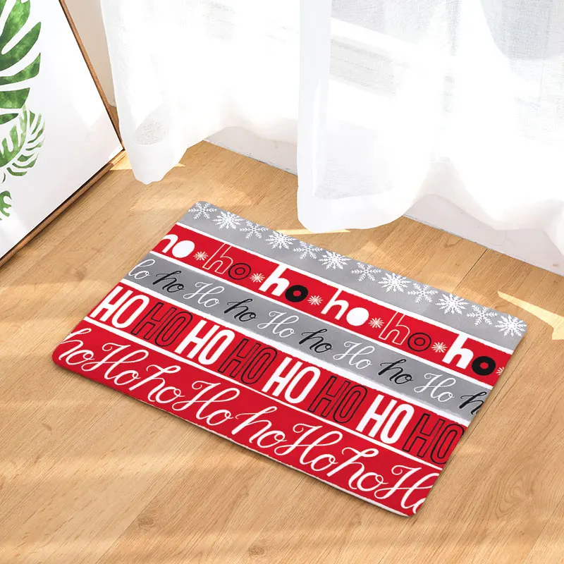 Monily Рождественская елка водонепроницаемый Противоскользящий коврик для двери