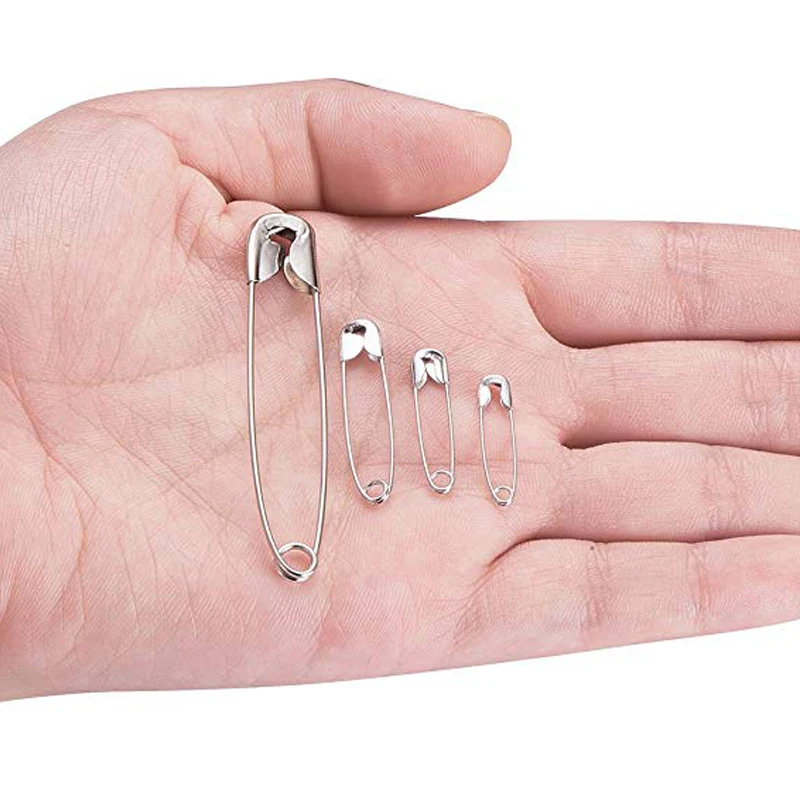 350PCS Premium Quality 4-Size Pack Of Safety Pins Best Sewing Accessories Kit For Baby Clothing Crafts & Arts | Дом и сад