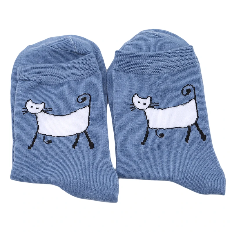 Модные милые носки без пятки с героями мультфильмов женские хипстерские