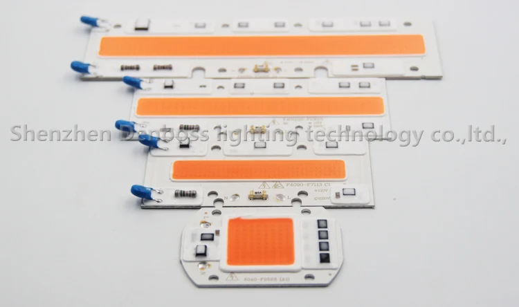 AC 220V 110V водительский гидропонный cob светодиодный светильник для выращивания чип полный спектр 380nm-840nm для комнатных растений рост рассады и цветок