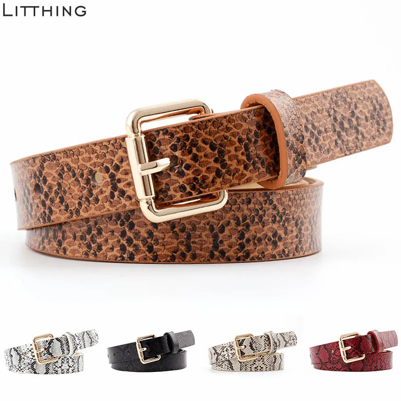 Ремень Litthing из высококачественной искусственной кожи для женщин 2019 дизайнерские