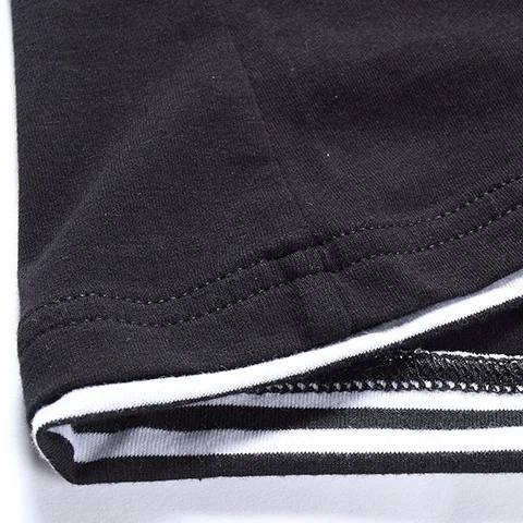 Брендовая новая хлопковая рубашка-поло модная Однотонная с коротким рукавом