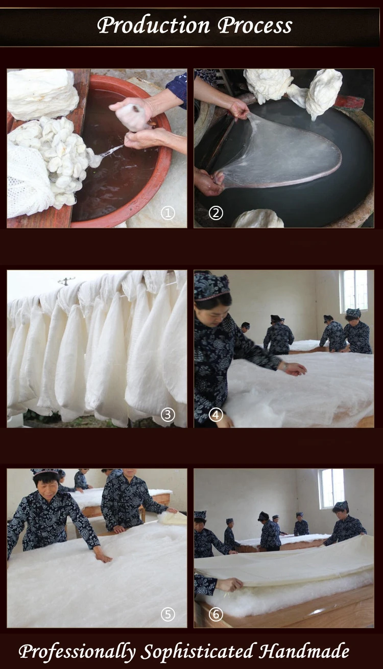 High Grade Home Chinese Silk Quilts Handwork Mulberry Silk Comforters 100%Silk Filled Silk Blankets Comfortable Cotton Cover