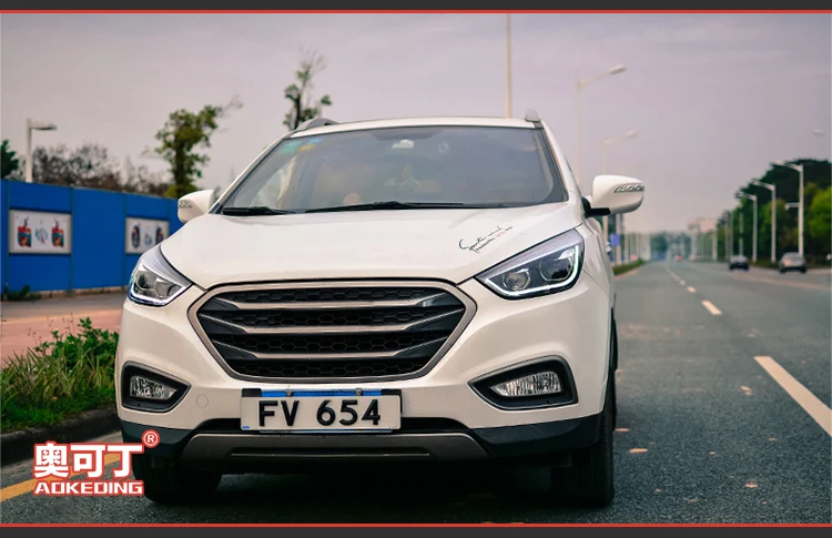 AKD автомобильный Стайлинг Головной фонарь для hyundai IX35 фары 2010- Tucson светодиодный фонарь DRL Hid Bi Xenon автомобильные аксессуары