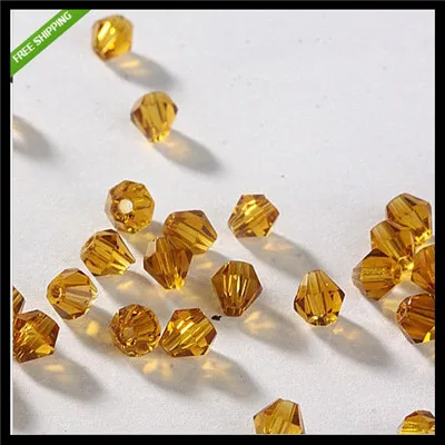 

2014 Hot! Wholesale 1150Pcs/lot 4mm Bicone Crystal Glass Loose Beads In Bulk For Bracelet Necklace Jewelry Making
