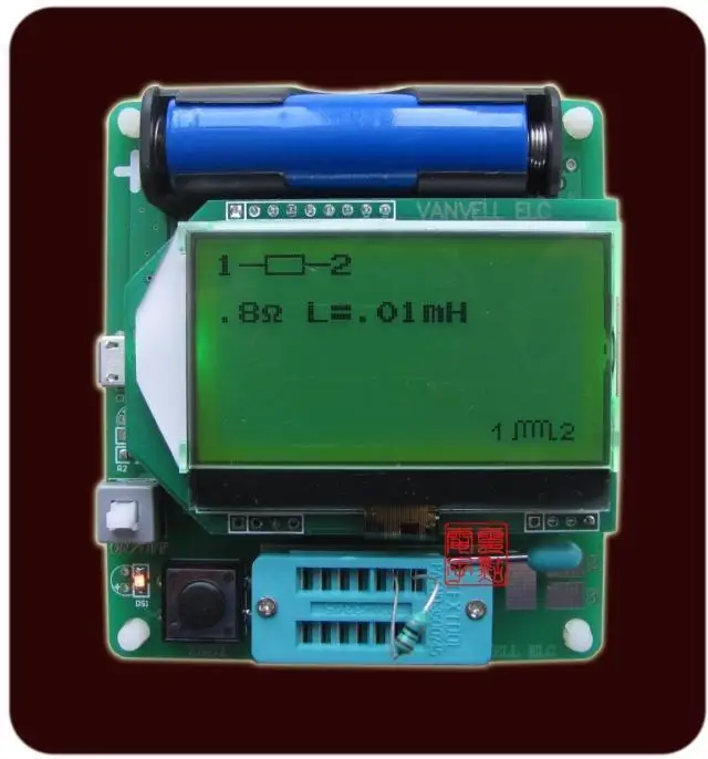MG328 тестер транзистор LCR ESR измеритель с большим экраном 12864 LCD индукторный