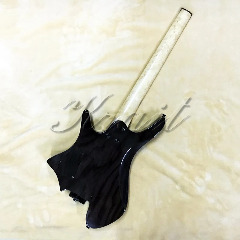 Krait Завод безголовый Электрогитара 6-струнных Раздували Лада Птицы глаз клен