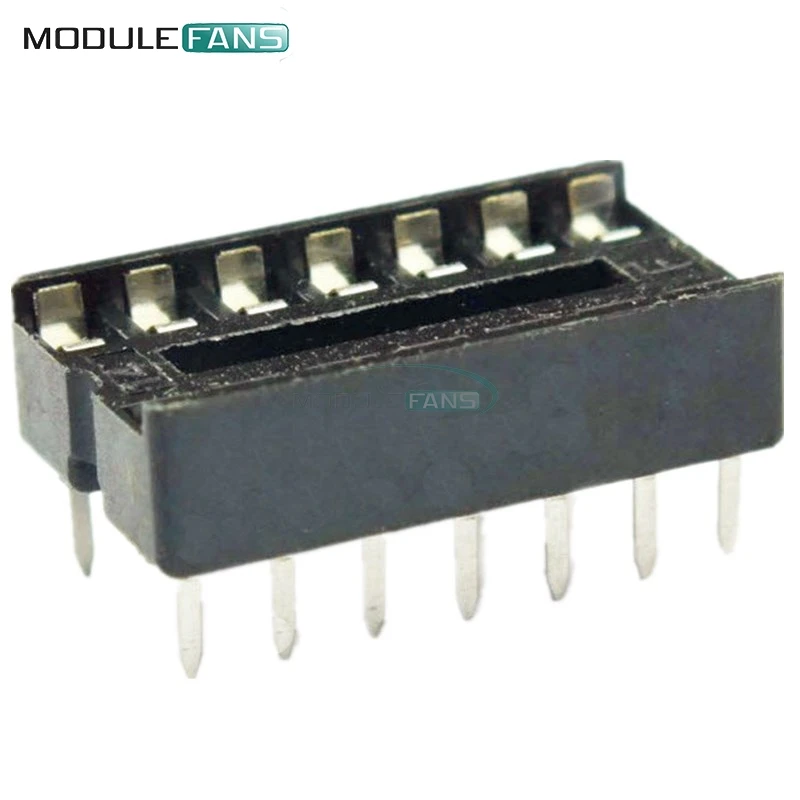 20 шт. DIP 14 контактов IC гнездо адаптер паяльный Тип 14|ic socket|socket adaptoric socket pin |