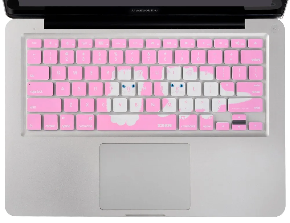 XSKN Цветные Милые Мультяшные милые прозрачные силиконовые чехлы для клавиатуры с кошачьим дизайном/Силиконовая защита для клавиатуры на заказ