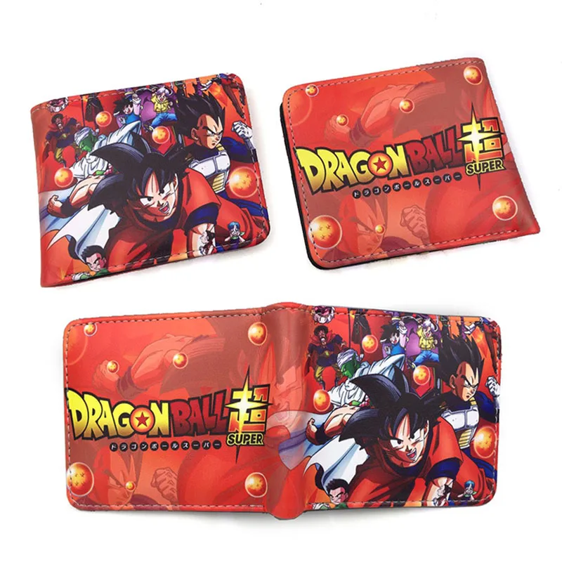 M Кошелек с рисунком Dragon Ball Z, кошелек из искусственной кожи с карманом для монет, сумки с держателем для карт для детей, подростков, мужчин и женщин, Короткие Кошельки - Цвет: M