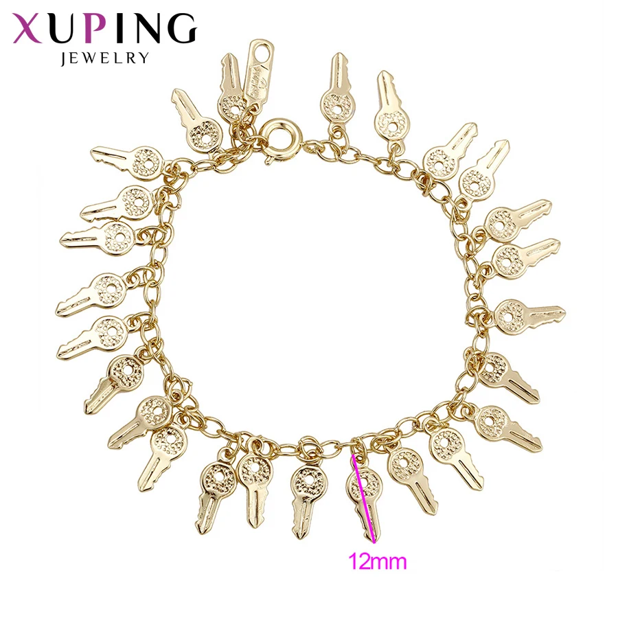 Модные ювелирные изделия Xuping позолоченные браслеты светло желтого цвета для