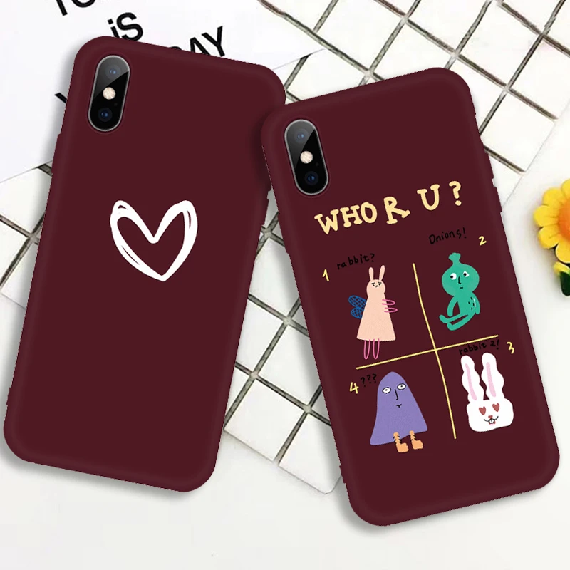 Милые чехлы с изображением кота и сердца для iPhone 6, 6 S, 7, 8 Plus, X, XS, Max, XR, 5 S, 5S, SE, 10, мягкий силиконовый чехол для iPhone 7, 8, Модный чехол с узором