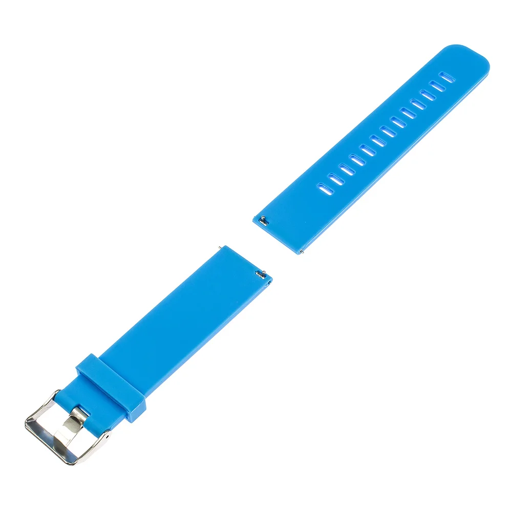 Ремешок 20 мм для часов Motorola Moto 360 2 42 2015 Samsung Gear S2 Classic (R732) силиконовый резиновый