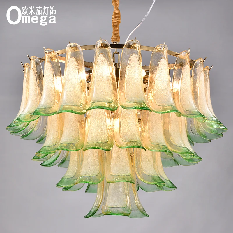 Постмодерн креативный светильник роскошная стеклянная люстра гостиная столовая