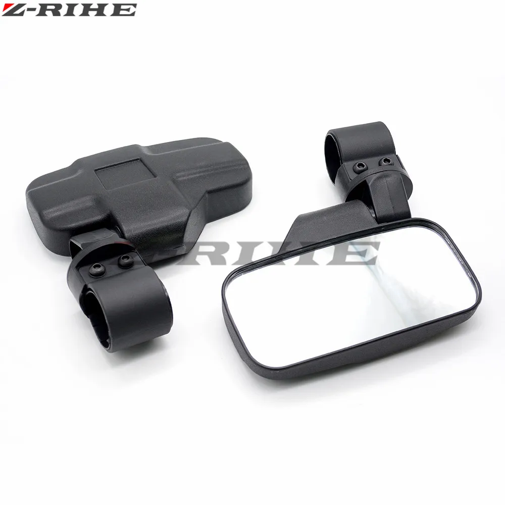 for Polaris RZR XP 4 1000 For Can Am 2"/1.75" Universal Rear View mirror Break-Away Side Mirrors Shock-proof Rubber Pad |