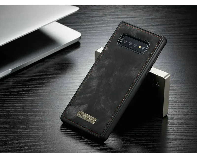 Кошелек на молнии чехол для телефона для samsung Galaxy S10 многофункциональный съемный чехол с отделениями для карт для Galaxy S8 S9+ Note 8 9 S10 e Plus