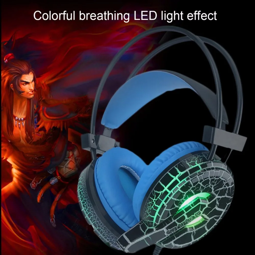 Мода H6 игровая гарнитура глубокий бас компьютерные игровые наушники с