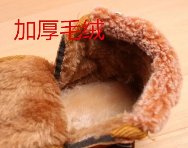 Зимние сапоги для детей теплые хлопка обувь зима тканей толстый детская размер 21