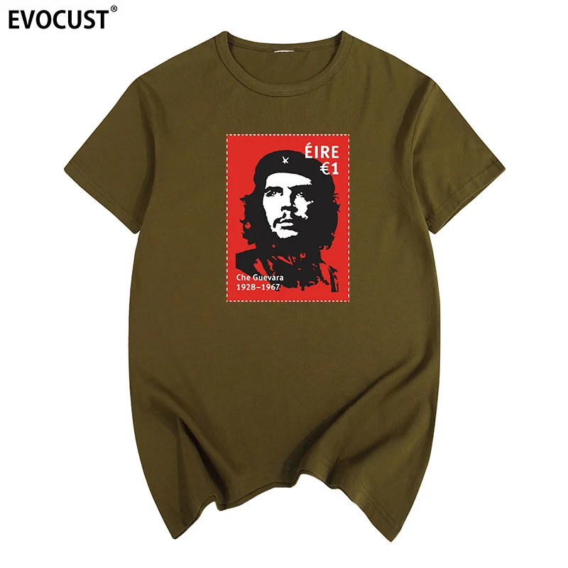 Летняя Хлопковая мужская футболка che Guevara с принтом в стиле ретро |