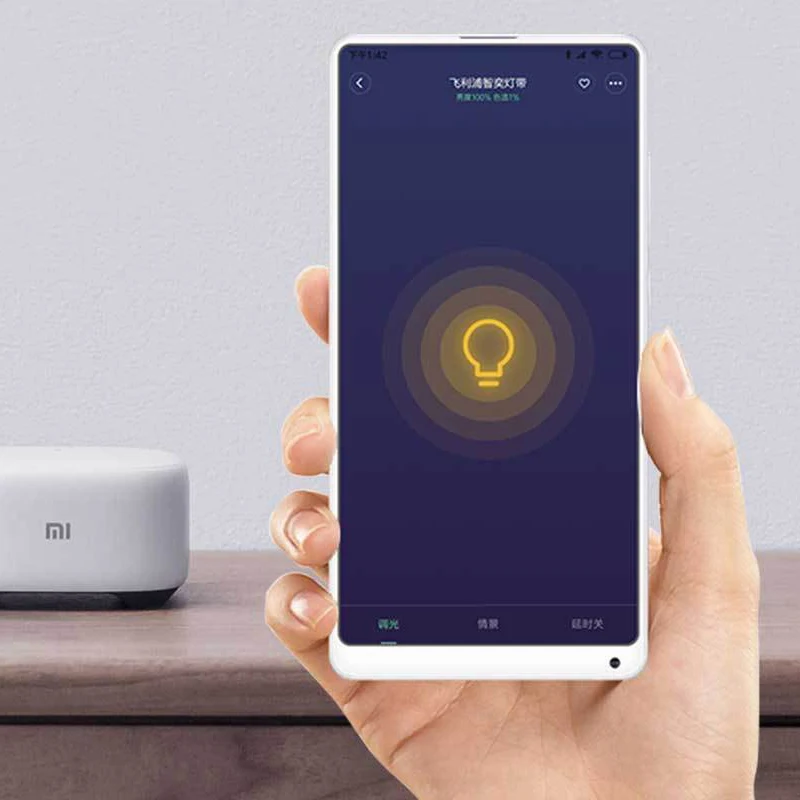 Xiao mi jia умный световой ремешок Умный домашний телефон home App wifi световая полоса