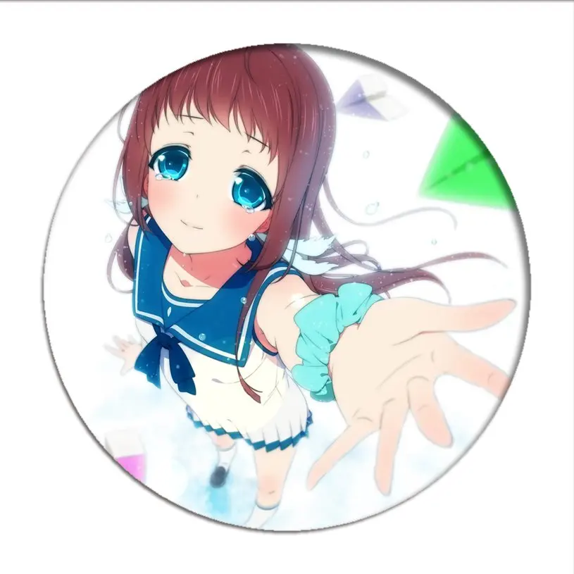 Брошь Nagi no Asukara Значки для косплея Mukaido Manaka Icon Sakishima Hikari Коллекция сумок