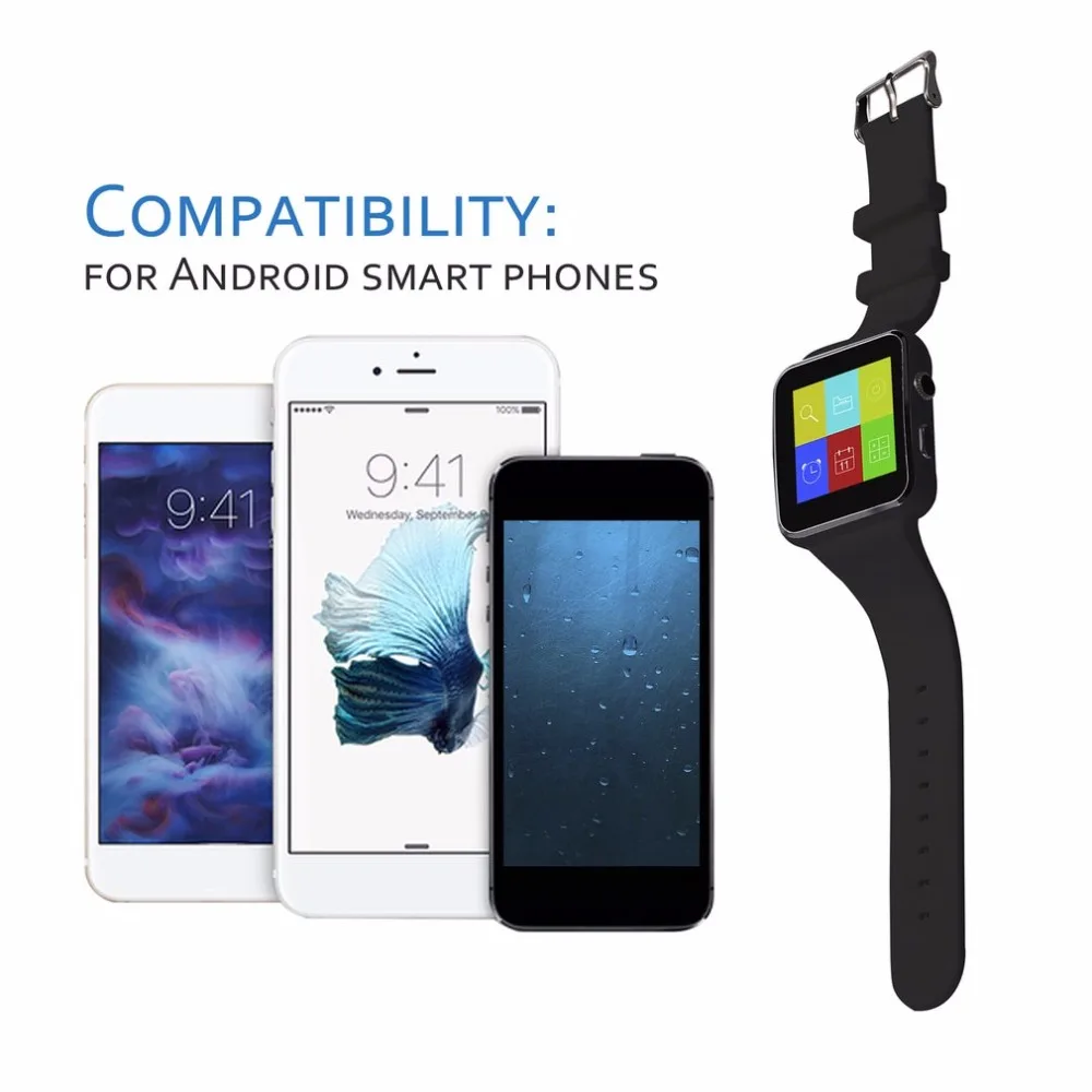 X6 Спортивные Bluetooth Смарт часы цветной экран с камерой поддержка SIM карты